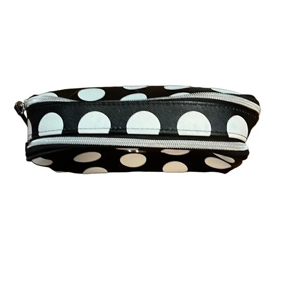 Dabney Lee, black and white polkadot, small cosmetic case - Picture 4 of 4